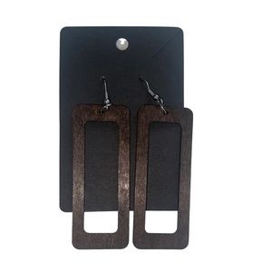 Wood earrings